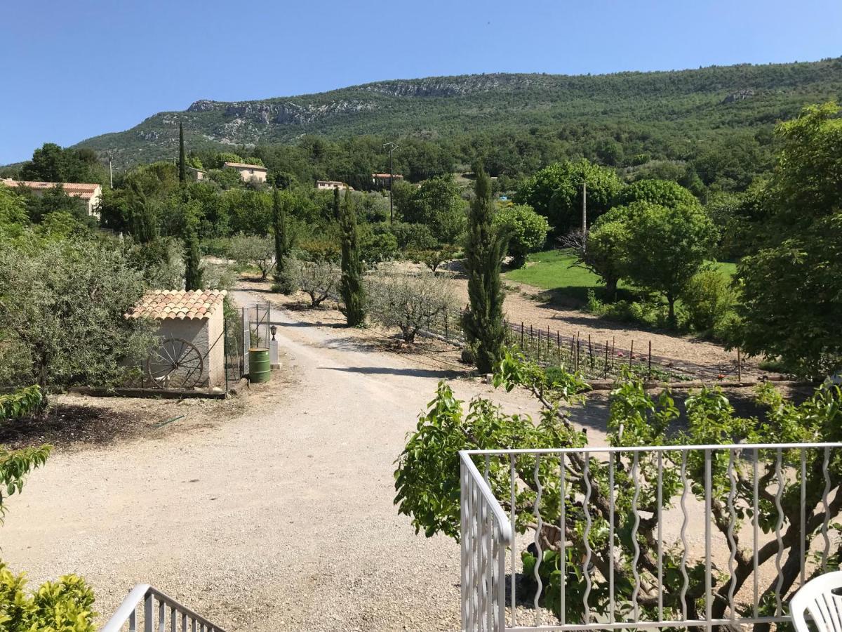 Chambre: une fenêtre sur le Ventoux Plaisians Exterior foto